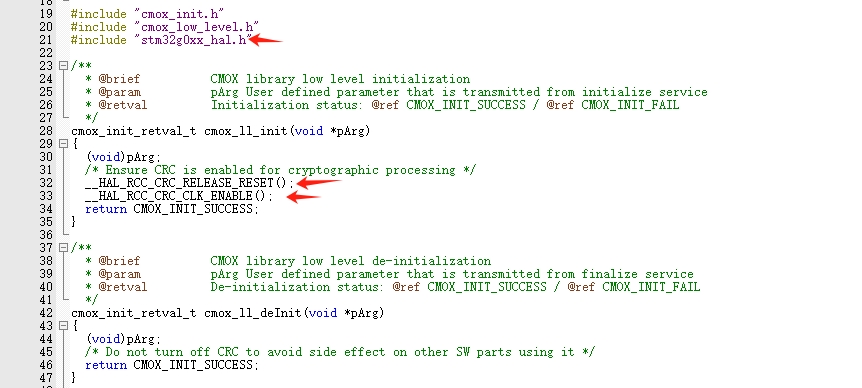 移植ST官方加密库10
